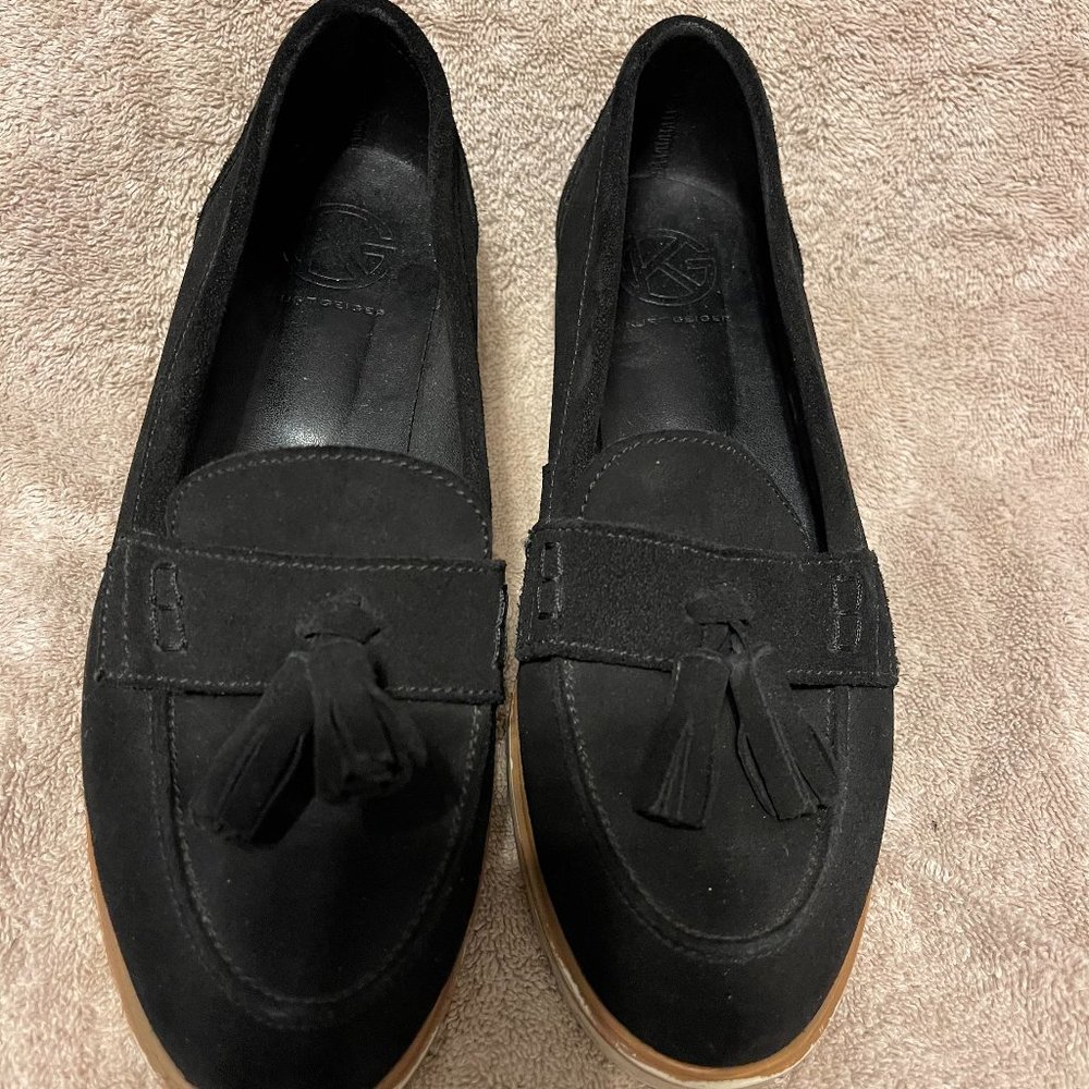 Kurt Geiger Tasseled Suede Loafers - Picture 1 of 6
